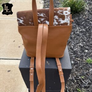Cowhide Tan & White LV Backpack TT