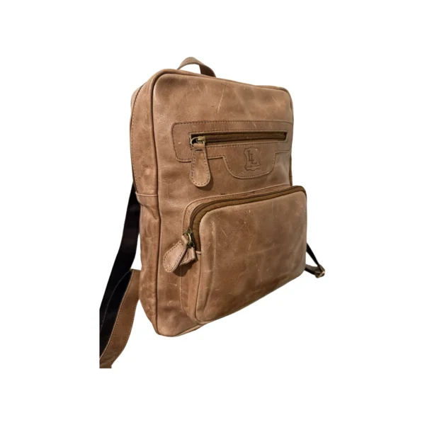 Cow Leather Multipurpose Backpack / Laptop Bag - Image 4