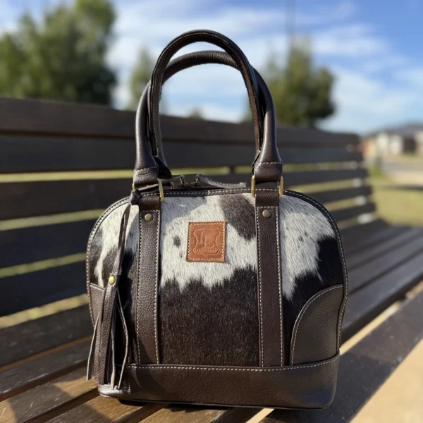 Leather Lovers Classic Cowhide Tote Bag