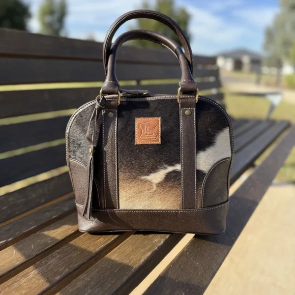Leather Lovers Classic Cowhide Tote Bag