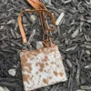 cowhide mobile case handmade