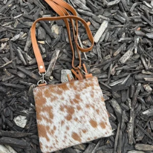 cowhide mobile case handmade