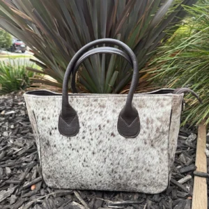 Genuine Cowhide Leather Tote Bag – Stylish Large Handbag for Women