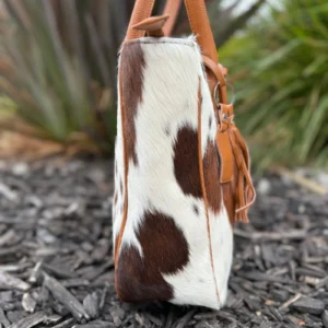 Genuine Cowhide Leather Tote Bag – Stylish Large Handbag for Women