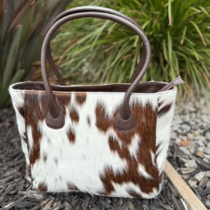 Genuine Cowhide Leather Tote Bag – Stylish Large Handbag for Women