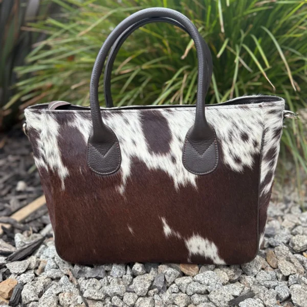 Genuine Cowhide Leather Tote Bag – Stylish Large Handbag for Women - Image 2