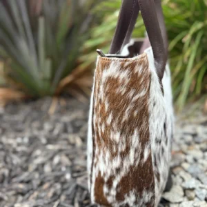 Genuine Cowhide Leather Tote Bag – Stylish Large Handbag for Women