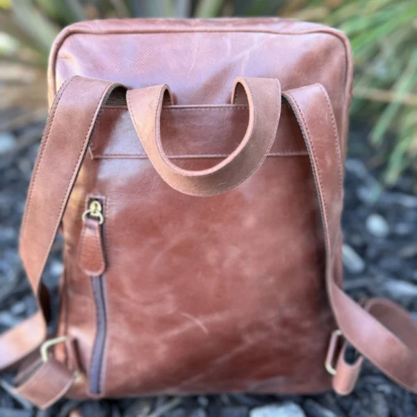 Cow Leather Multipurpose Backpack / Laptop Bag - Image 3
