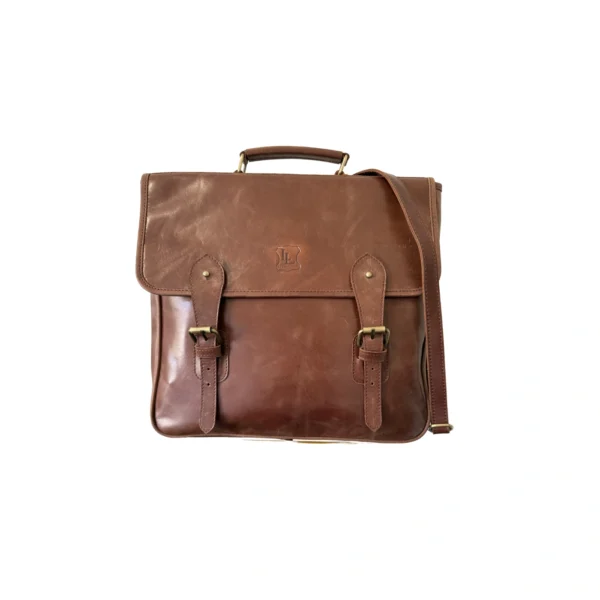 Leather Lovers Messenger Laptop Bag