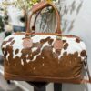 Tan Cowhide Duffel Bag/Overnight Bag