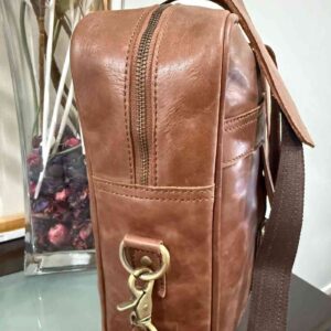 Cow Leather Briefcase Laptop Bag