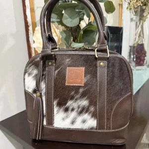 Cowhide Classic Tote Bag