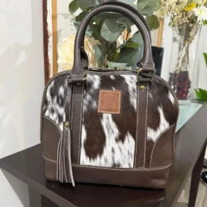 Cowhide Classic Tote Bag