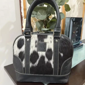 Cowhide Classic Tote Bag