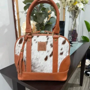 Cowhide Classic Tote Bag