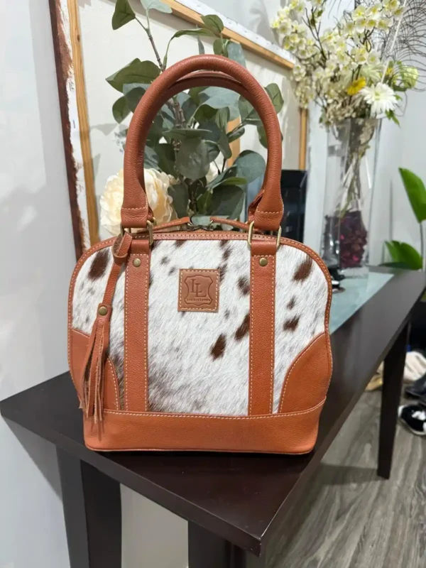 Cowhide Classic Tote Bag