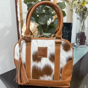 Cowhide Classic Tote Bag