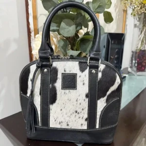 Cowhide Classic Tote Bag