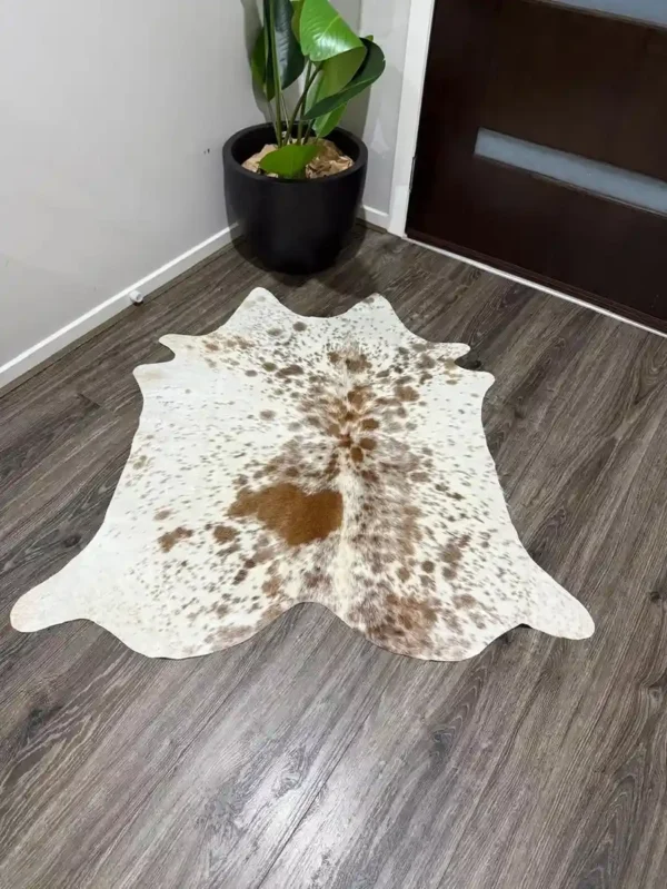 Light Beige Cowhide Rug
