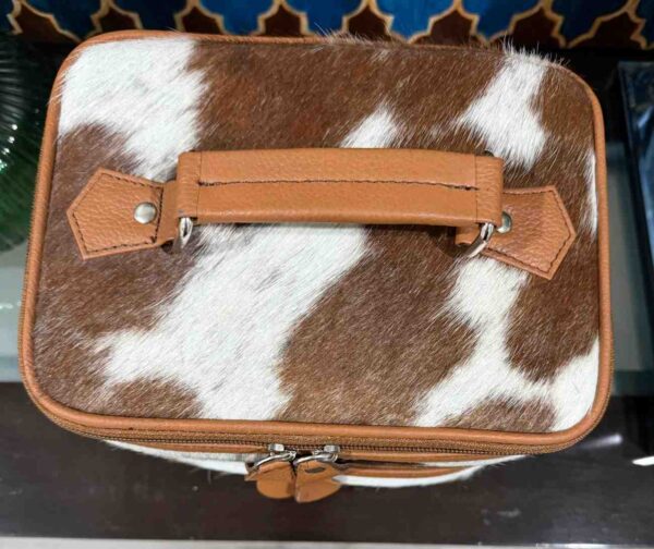cowhide-makeup-beauty-box-leather-cosmetic-case-black-brown-tan