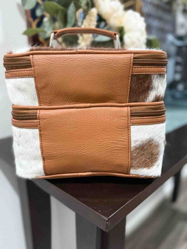 cowhide-makeup-beauty-box-leather-cosmetic-case-black-brown-tan