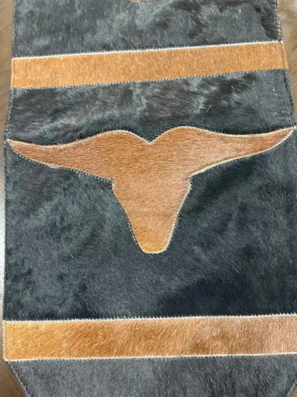 Cowhide Long Horn Table Runner Australia