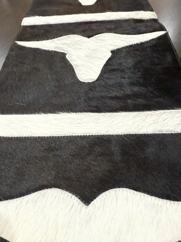 Cowhide Long Horn Table Runner Australia