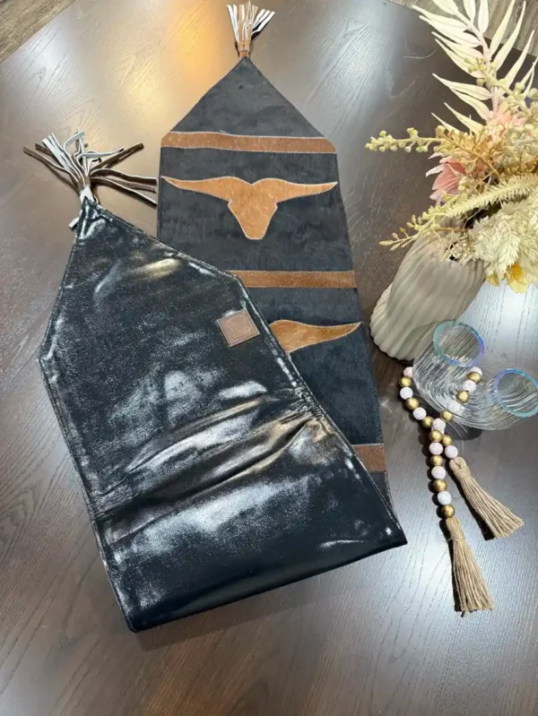 Cowhide Long Horn Table Runner Australia