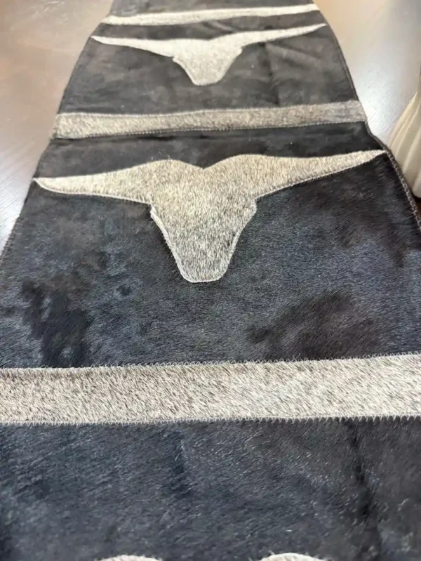 Cowhide Long Horn Table Runner Australia