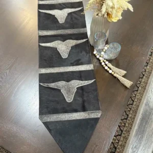 Cowhide Long Horn Table Runner Australia