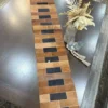 cowhide patchwork table runner Australia