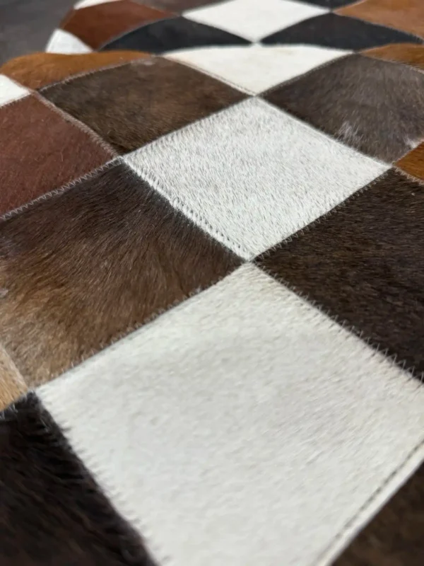 cowhide patchwork table runner Australia
